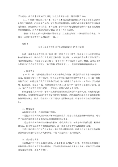 基金管理公司子公司管理规定.docx