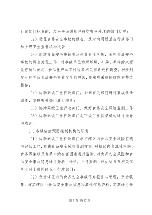 食品卫生安全事故应急预案 (5).docx