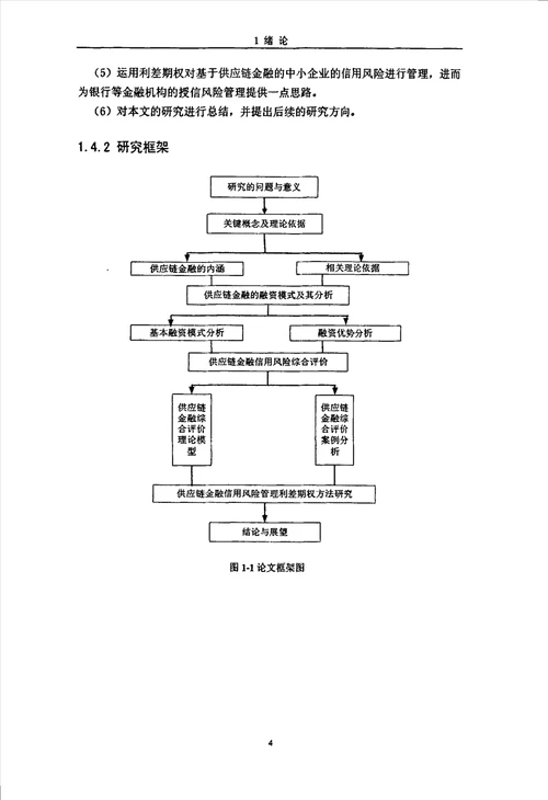 供应链金融融资模式及其信用风险管理研究企业管理专业毕业论文