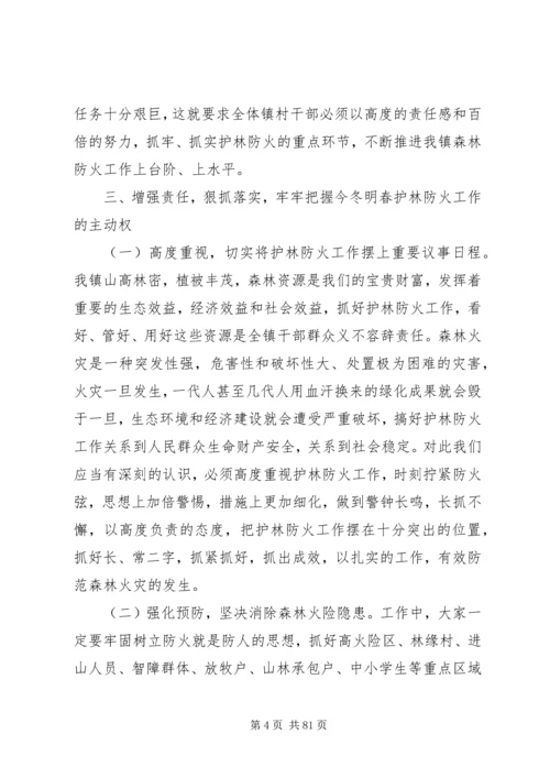 关于春季森林防火领导讲话稿范文大全.docx