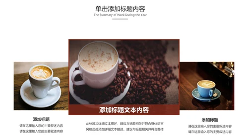 下午茶西餐厅休闲咖啡厅介绍咖啡介绍PPT模板