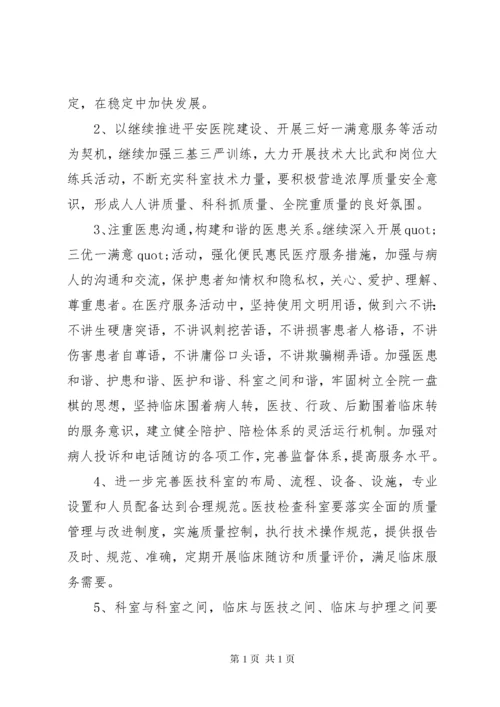 医院管理工作计划.docx