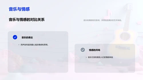 音乐与人类情感PPT模板