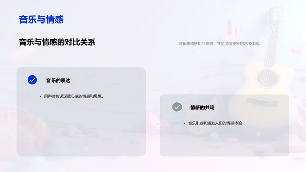 音乐与人类情感PPT模板