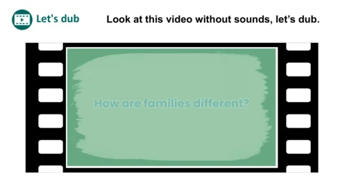 Unit 2 Different families Part B Let's talk课件内嵌音视频