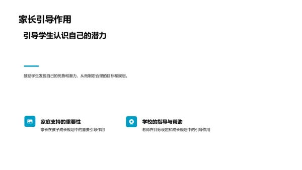 初三成长规划班会PPT模板