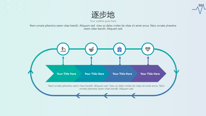 现代创意医学报告医院宣传医疗PPT模板