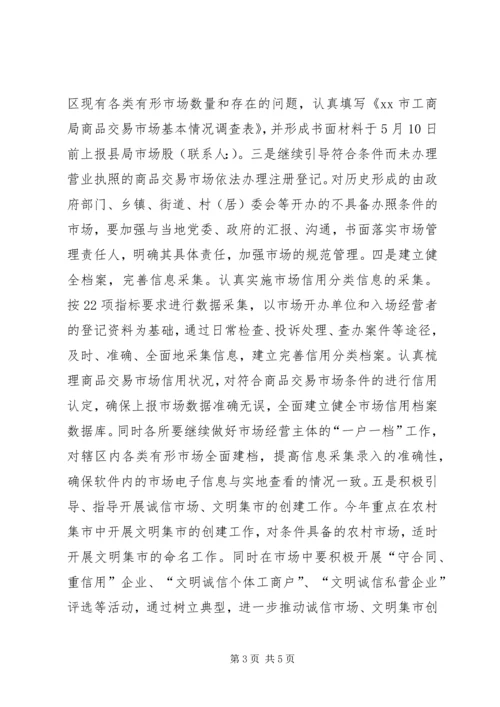 市场监督管理工作安排意见 (2).docx