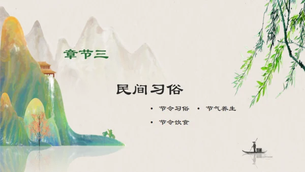 中国风立春通用PPT模板