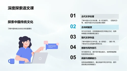 初一新生学习宝典PPT模板