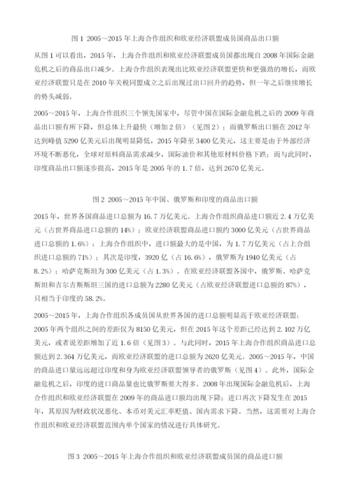 上海合作组织与欧亚经济联盟的比较分析.docx