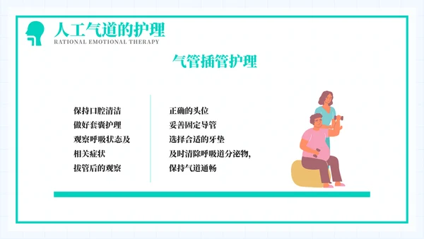 导管经口的护理医学教育培训模板