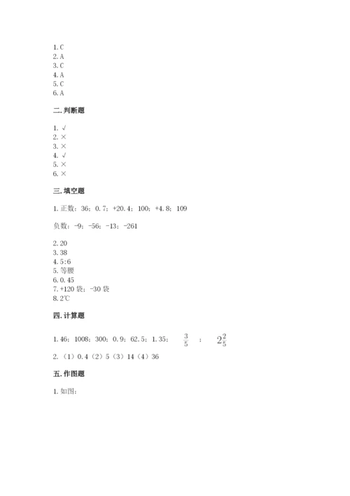 北道区六年级下册数学期末测试卷及1套参考答案.docx