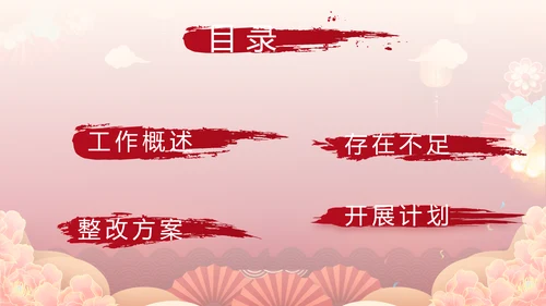 红色中国风年货节促销营销策划方案PPT模板