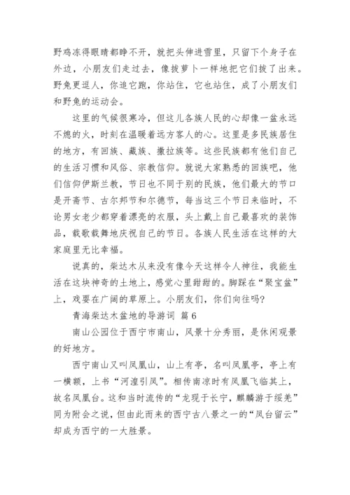 青海柴达木盆地的导游词_2.docx