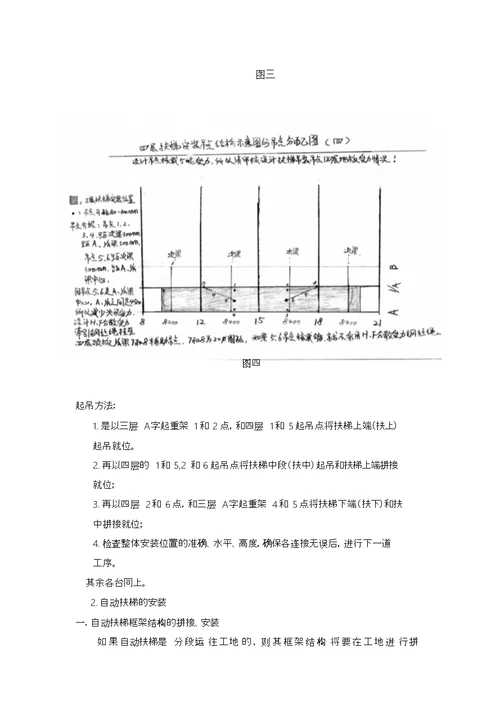 自动扶梯安装吊装施工方案