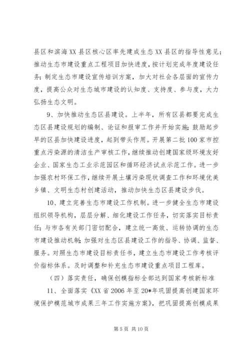 市环境保护工作计划 (2).docx