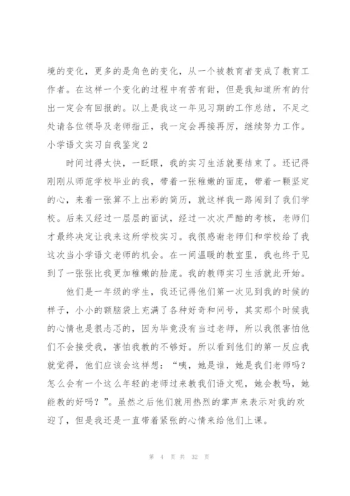 小学语文实习自我鉴定.docx