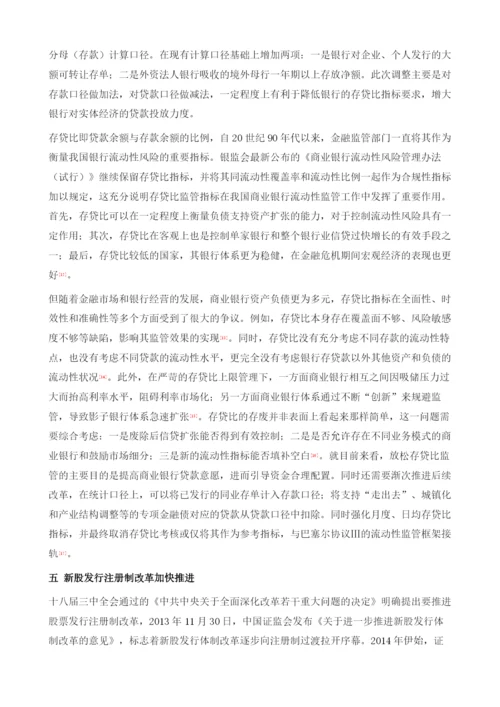 中国金融监管：2014年重大事件述评.docx