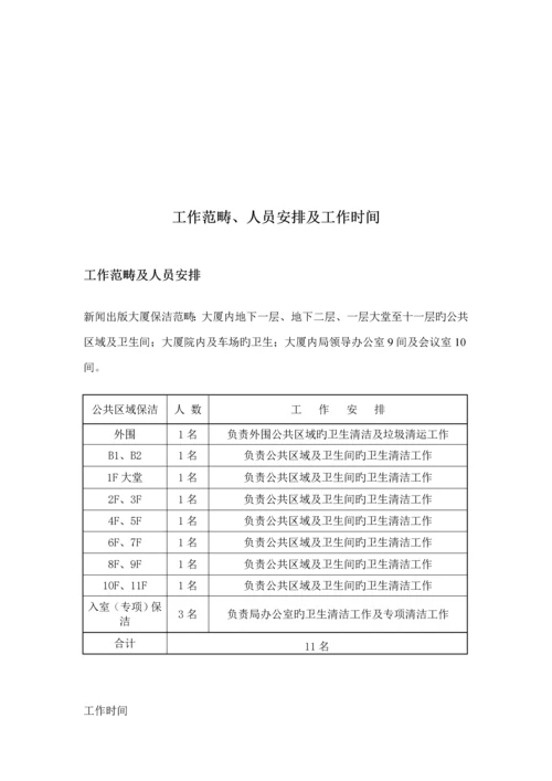 保洁部组织架构及全新规章新版制度一.docx