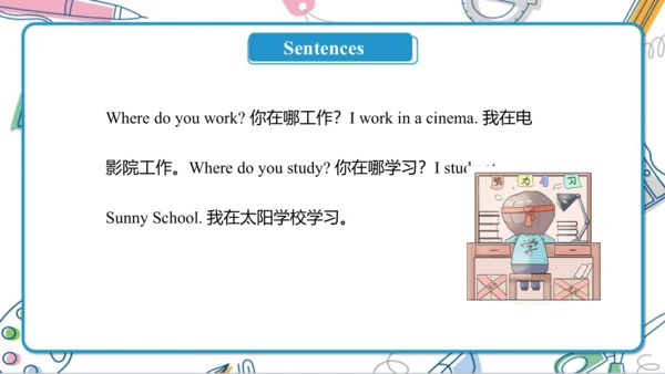 Unit 4 Where do you work ? Lesson 19- Lesson 20 课件