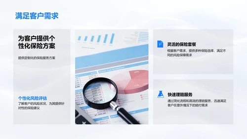 保险服务优势报告PPT模板