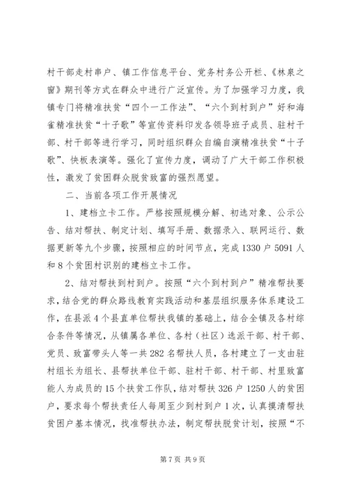 精准脱贫的自查报告.docx