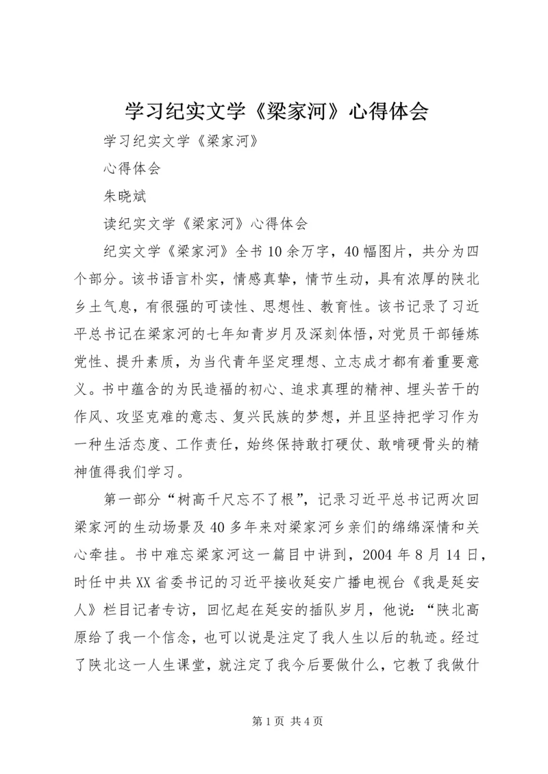 学习纪实文学《梁家河》心得体会 (2).docx