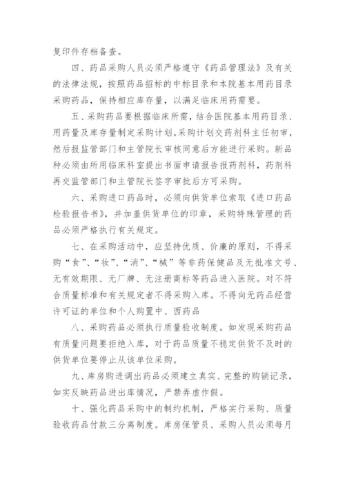 药房药品采购管理制度.docx