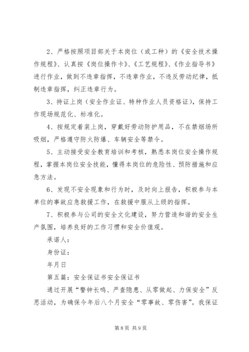保卫安全保证书.docx