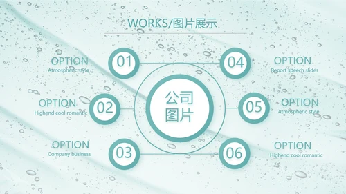 蓝色创意美容化妆品介绍工作总结PPT