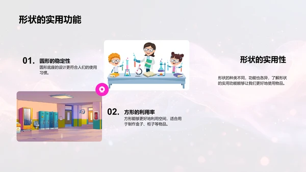 认识形状游戏课PPT模板