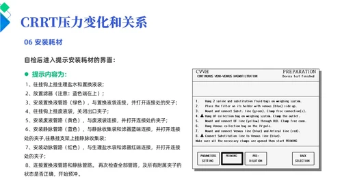 蓝色简约风crrt报警及处理培训课件护理医疗