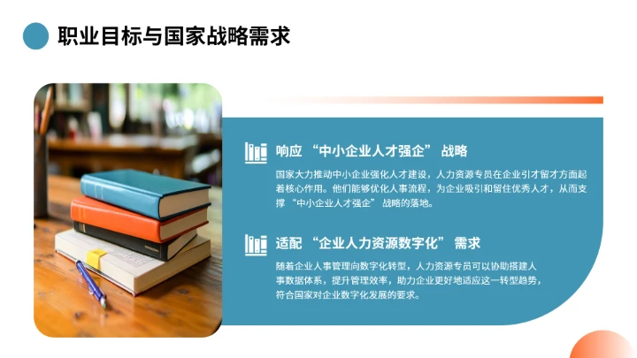 通用版大学生职业生涯规划发展展示（人力资源）PPT
