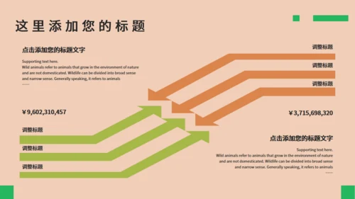 保护野生动物生态通用PPT模板