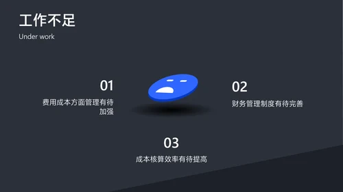 简约风财务会计年终总结