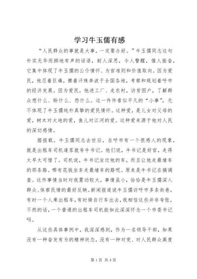 学习牛玉儒有感 (5).docx