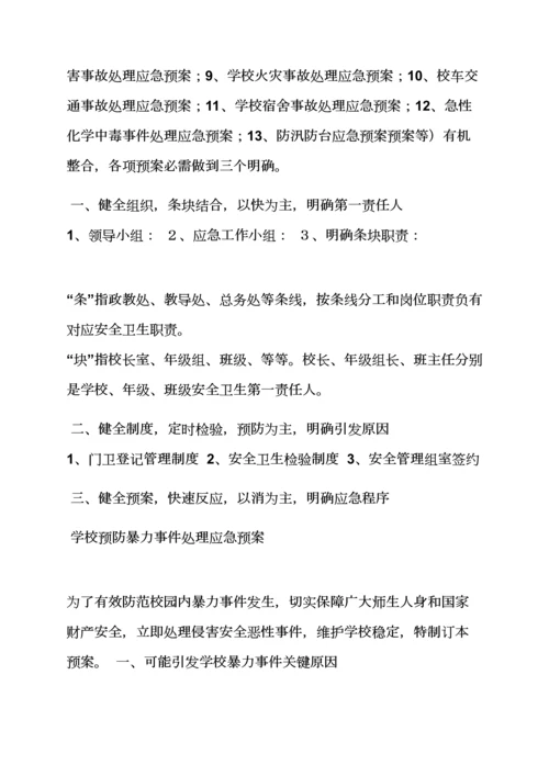 学校卫生应急专项预案.docx