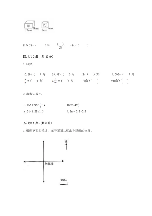 小学六年级数学毕业试题附答案【突破训练】.docx