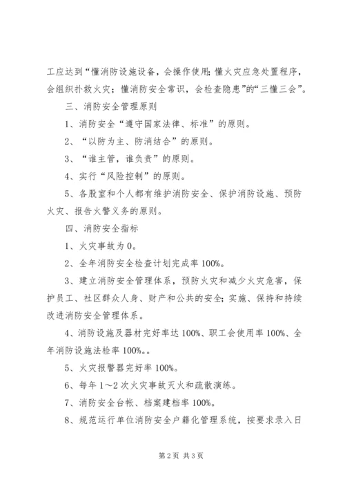 档案局(馆)XX年消防安全工作计划.docx