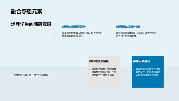 感恩节与教师培训
