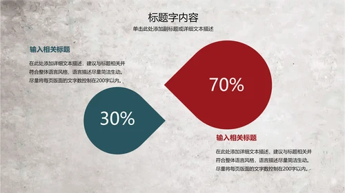 手绘水彩森系复古怀旧风花卉ppt动态模板