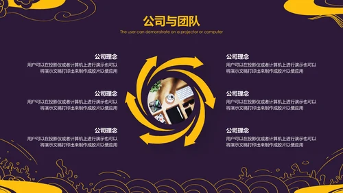 儒雅复古纹理工作总结通用PPT模板