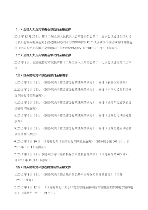 我国相关金融法律法规.docx