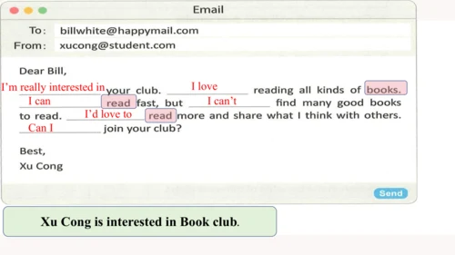 Unit 5 Fun Clubs Section B 2a-2b Wrting 课件  人教版七年级