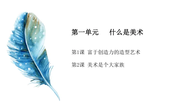第一单元第1课《富于创造力的造型艺术》课件