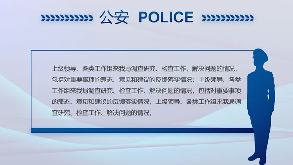 雷霆风暴专项行动公安警察PPT