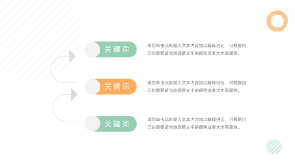 橙绿简洁人力资源工作总结PPT模板
