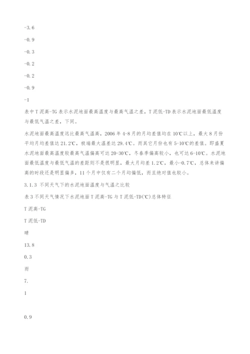 景德镇市不同下垫面温度特点及预报.docx