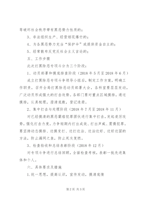 城管局打黑除恶专项实施方案.docx